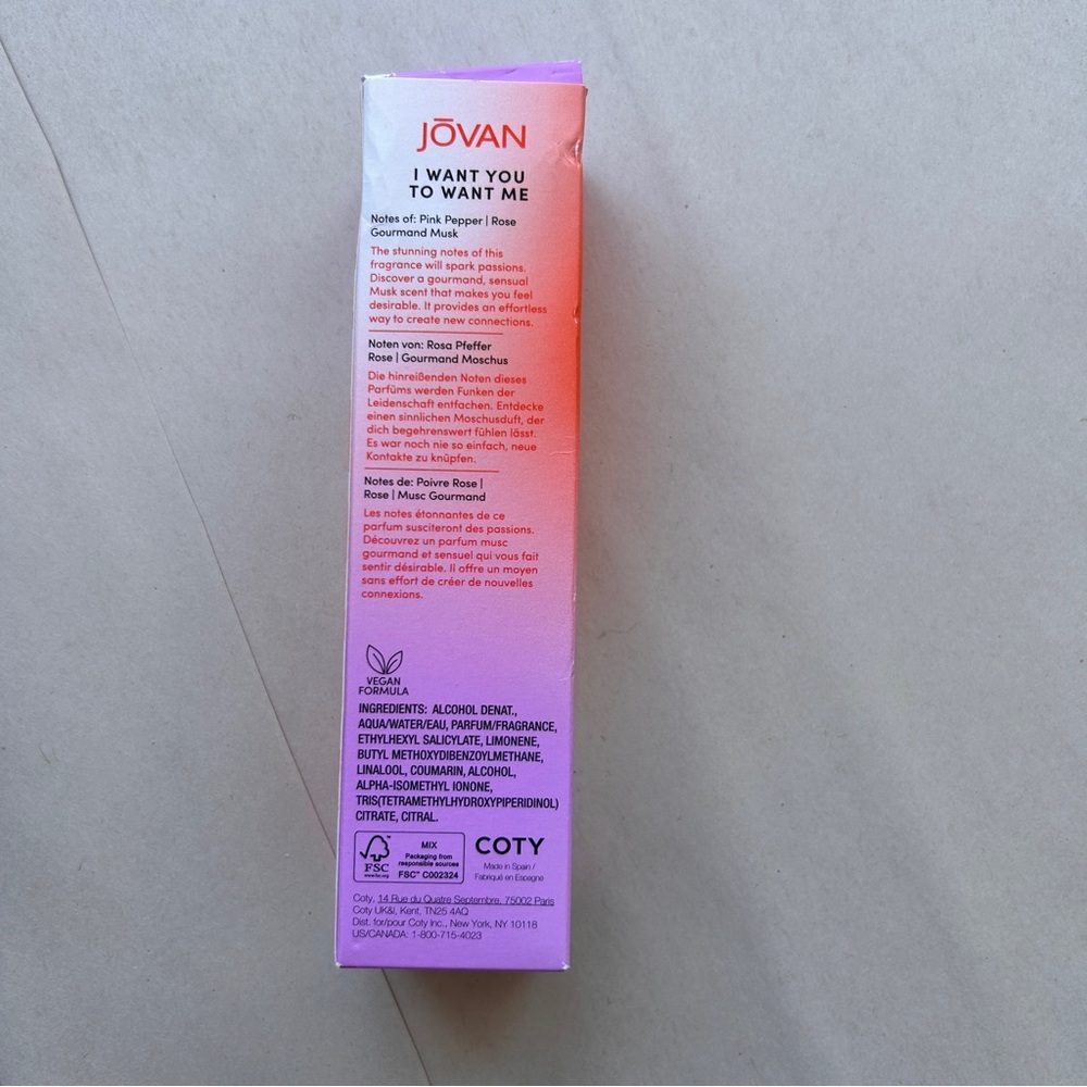 Jovan Sensual Musk Perfume I Want You To Want Me 100ml/3.3 oz NIOB Sensual - Picture 4 of 10